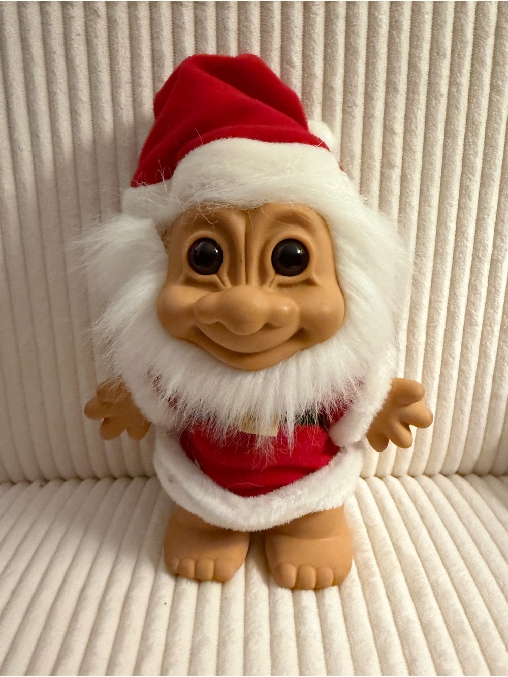Vintage Russ Santa Troll Doll 8”